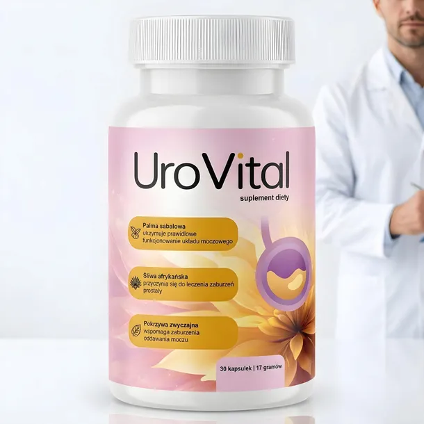 Urovital - Naturalna ochrona dróg moczowych+ DARMOWY GRATIS