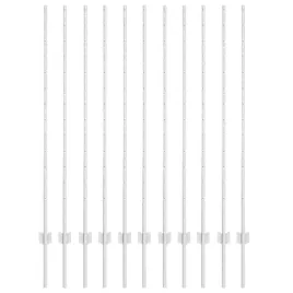 slupek-ogrodzeniowy-11-szt-srebrny-140-cm-stal