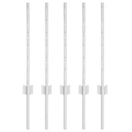slupek-ogrodzeniowy-5-szt-srebrny-60-cm-stal