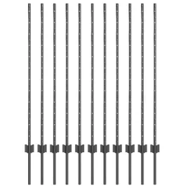slupek-ogrodzeniowy-11-szt-szary-120-cm-stal
