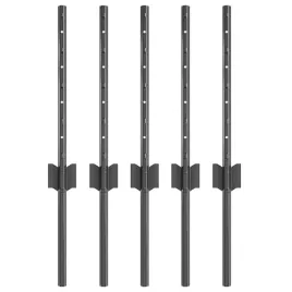 slupek-ogrodzeniowy-5-szt-szary-40-cm-stal