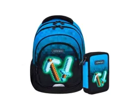 zestaw-plecak-3k-piornik-podwojny-z-wypos-pixele-blue-miecz-kilof-astra
