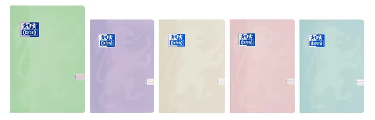 Zeszyt A4 60k w kratkę Oxford Touch Pastel mix kolor