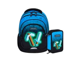 zestaw-plecak-3k-piornik-potrojny-z-wypos-blue-pixele-miecz-kilof-astra