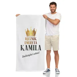 recznik-plazowy-70x140-imie-prezent-dla-emeryta