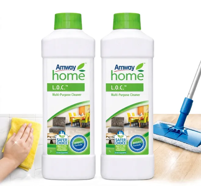 Amway Home L.O.C. Uniwersalny Płyn do Czyszczenia Podłóg 1L Zestaw 2 szt