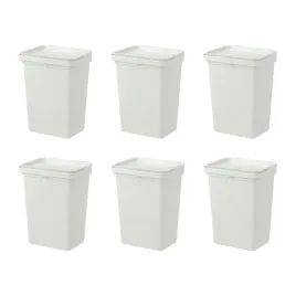 6-szt-kosz-z-pokrywka-jasnoszary-10-l-do-sortowania-odpadow-hallbar