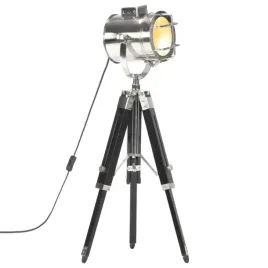 lampa-podlogowa-retro-drewno-mango-czarno-srebrna