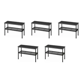 5-szt-lawka-z-polkami-na-buty-czarna-79x35x52-cm-nipasen