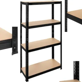 regal-magazynowy-pako-metalowy-czarny-150x75x30-cm-4-polki-nosnosc-700kg