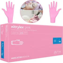 rekawice-nitrylowe-rozowe-nitrylex-pink-diagnostyczne-100-szt-m
