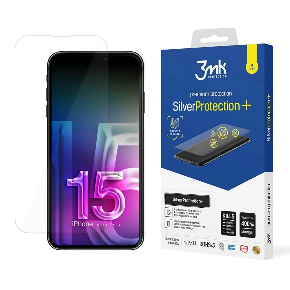 folia-3mk-silverprotection-do-iphone-15-plus-antymikrobowa
