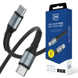 3mk-hyper-cable-n-series-usb-c-usb-c-1m-100w-pd-czarny