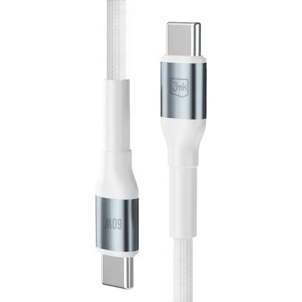 3mk-hyper-cable-n-series-usb-c-usb-c-1m-60w-pd-bialy-kolor-bialy