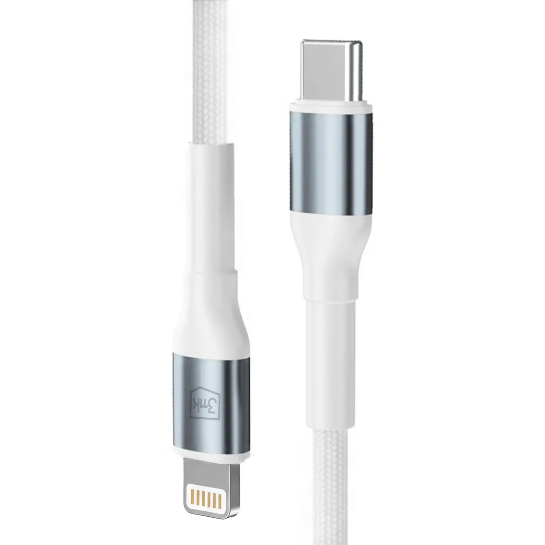 3mk-hyper-cable-n-series-usb-c-do-lightning-1m-pd-20w-bialy-stan-nowy