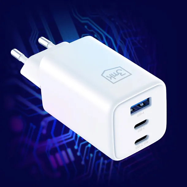 3mk-hyper-gan-ladowarka-65w-1xusb-a-2xusb-c-pd-pps-qc4-biala-napiecie-wyjsciowe-20-v