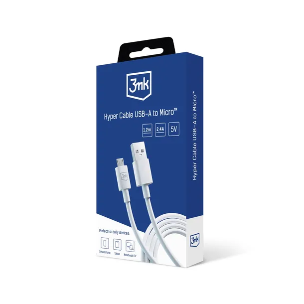 3mk-hyper-cable-kabel-usb-a-do-micro-usb-12-m-24a-bialy-stan-opakowania-oryginalne