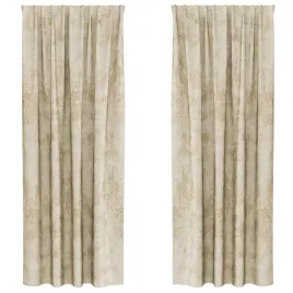 nowoczesne-zaslony-z-aksamitu-kremowe-zestaw-2-szt-225x140-cm