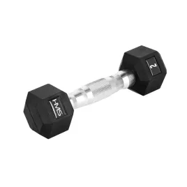 hantla-treningowa-stalowa-gumowana-szesciokatna-hex-pro-2-kg-hms