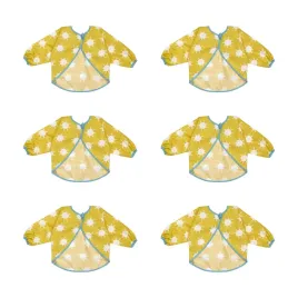 6-szt-sliniak-kladdig-zolty-bialy-z-dlugimi-rekawami-dla-dzieci