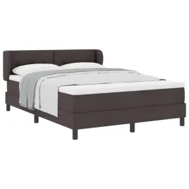 lozko-sprezynowe-z-materacem-ciemny-braz-160-x-200-cm-tkanina