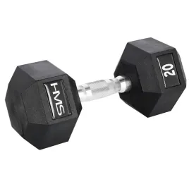 hantla-treningowa-stalowa-gumowana-szesciokatna-hex-pro-20-kg-hms