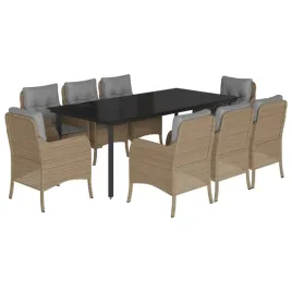 zestaw-mebli-ogrodowych-200x100-cm-czarny-krzesla-bezowe-z-poduszkami
