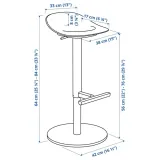 janinge-stolek-barowy-bialy-76-cm-material-siedziska-tworzywo-sztuczne