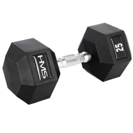 hantla-treningowa-stalowa-gumowana-szesciokatna-hex-pro-25-kg-hms