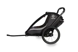 hamax-przyczepka-rowerowa-dla-dzieci-cocoon-one-grey-black