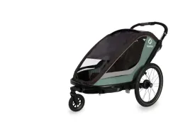hamax-przyczepka-rowerowa-dla-dzieci-cocoon-podwojna-green-black