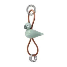 kay-bojesen-brelok-do-kluczy-bird-silver-green