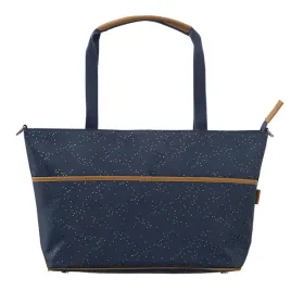 fresk-torba-do-wozka-zlote-kropki-indigo