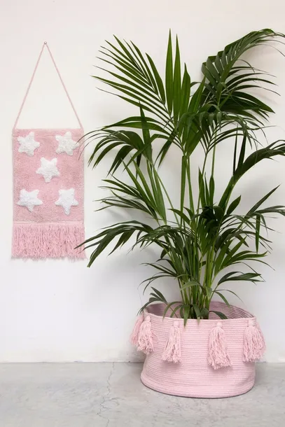 kosz-basket-tassels-pink-stan-nowy-glebokosc-produktu-45-cm