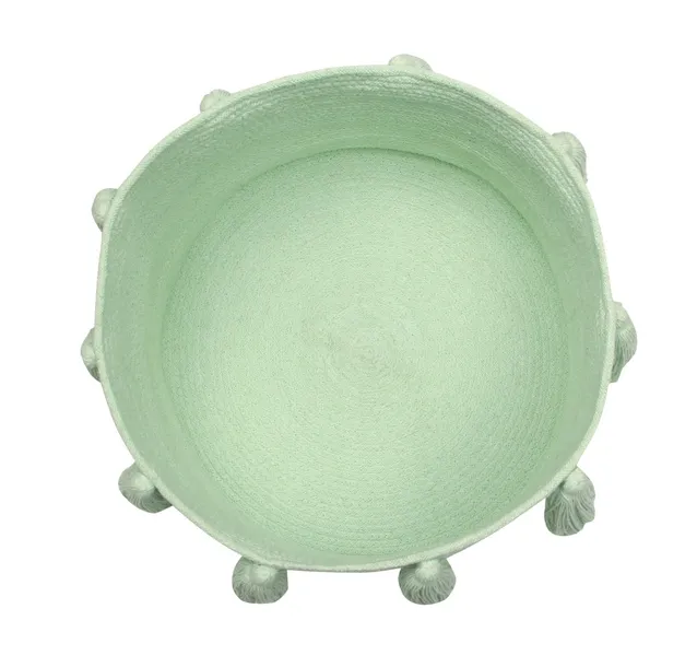 kosz-basket-tassels-soft-mint-glebokosc-produktu-45-cm