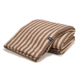 la-millou-koldra-bawelniana-stripes-brown