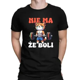 nie-ma-ze-boli-koszulka-meska-na-silownie-prezent-dla-sportowca