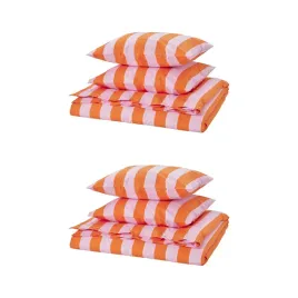 2-szt-posciel-slanhostmal-200x200-cm-pomarancz-roz-w-paski