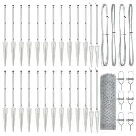 ogrodzenie-z-slupkami-srebrny-0-8-x-50-m-stal-pokryta-pcv