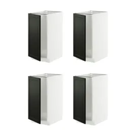4-szt-szafka-pod-zlew-40x60-cm-biala-z-czarnymi-frontami