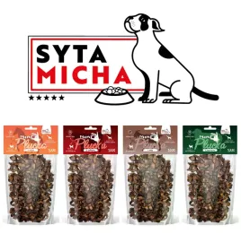 syta-micha-mini-plucka-przysmak-dla-psa-treningowe-mix-smakow-4x100g