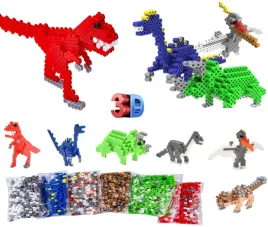koraliki-do-prasowania-3d-zestaw-prasowanek-3000szt-dinozaury-prasowanki