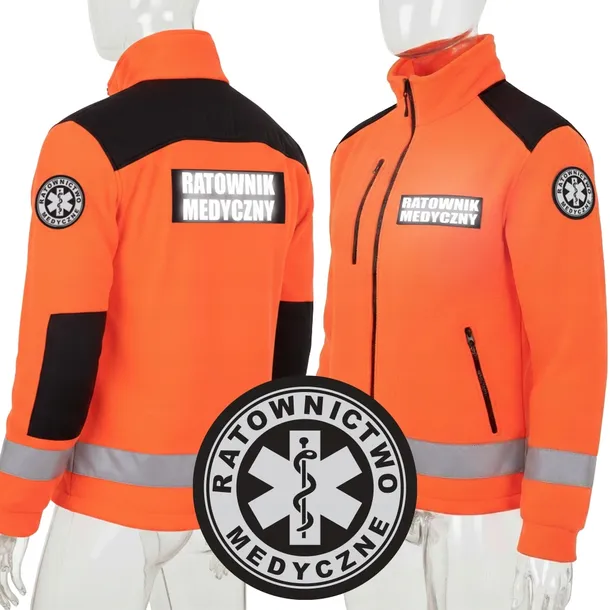POLAR RATOWNICTWO MEDYCZNE RATOWNIK MEDYCZYNY FLUO ODBLASK BLUZA XL