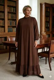 lc36109-shein-brazowa-sukienka-maxi-oversize-z-falbana-21-xl