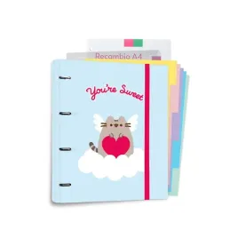 pusheen-segregator-a4-z-kolekcji-purrfect-love-z-kartkami-4-ringi-gumka