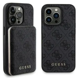 guess-bundle-pack-magsafe-4g-metal-gold-logo-zestaw-etui-power-bank-5000mah-magsafe-iphone-13-pro-czarny
