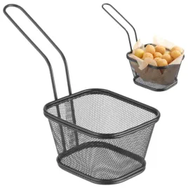 koszyk-do-serwowania-smazonych-przekasek-frytek-z-uchwytem-czarny-130x115x80-mm-hendi-425695