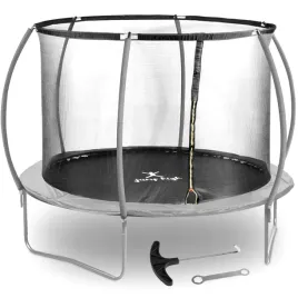 trampolina-ogrodowa-z-siatka-i-oslona-na-sprezyny-sr-305-cm-do-100-kg-czarno-szara