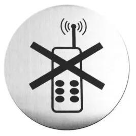 tabliczka-informacyjna-samoprzylepna-zakaz-uzywania-telefonow-stal-nierdzewna-sr-75mm-hendi-663653