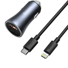 szybka-ladowarka-samochodowa-usb-c-usb-40w-pd-qc-scp-fcp-afc-kabel-usb-c-lightning-szary